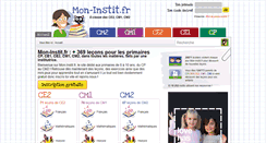Desktop Screenshot of mon-instit.fr